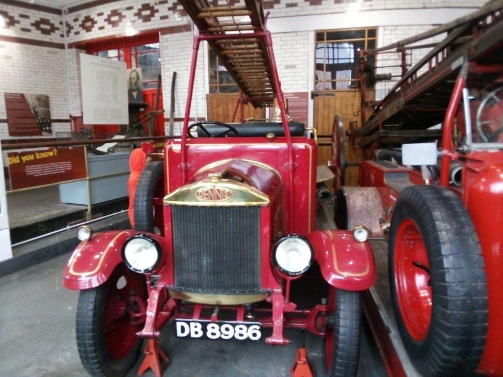 Photo of an old fire engine at The National Emergency Museum